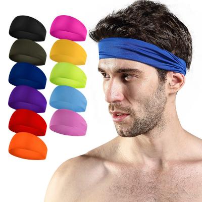 China Sports sweatband for men and women sweat-absorbing sports running hair belt yoga fitness sweatband for sale