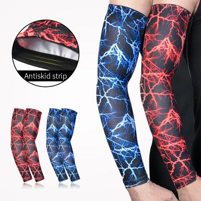 China Wholesale breathable summer sunscreen sleeve men&women arm guard for UV protection workout pressure arm sleeve for sale