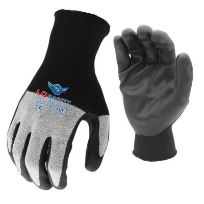 China Custom Nylon Spandex Protective Gloves 15G Nitrile Foam Personal Nitrile Foam Coated Gloves for sale