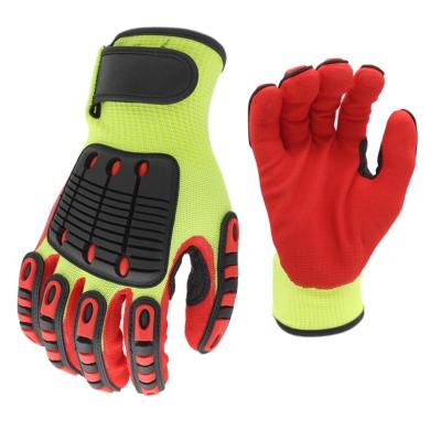 China Anti-impact Cut Resistant Mechanical Safety Anti Impact Protection Industrial Working Safety Gloves for sale