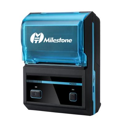 China Black+blue Mobile Milestone 58mm Mini Pocket MHT-P5801 Printer Mobile Thermal Printer for sale