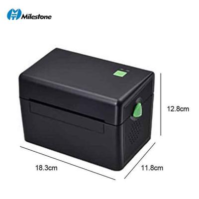 China black and white milestone thermal 4x6 shipping label printer a6 thermal label printer 4 inch barcode printer for sale