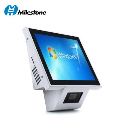 China Black And White Milestone Maker Android 8 Inch Touch Screen Price Checker With Barcode Scanner Price Checker For Supermarket Store for sale