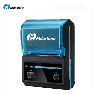 China Black+blue Mini Android Portable Milestone MHT-P5801 IOS Receipt Printer / Wireless Thermal Printer for sale