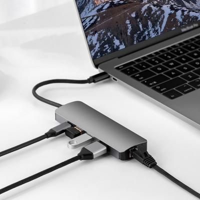 China High Speed ​​Sell Mobile Devices .desk 5 Computer In 1 Usb C Hub Docking Station 5 Gbps Laptop Type With Hd-MI PD Usb3.0 Usb2.0 HUB for sale