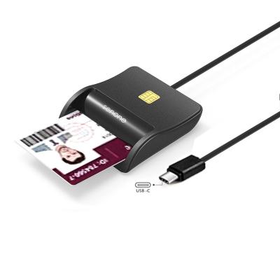 China Pro EMV SIM USB IC IUSB ID Card Reader ISO 7816 Credit Smart Card Reader with CAC Card Reader for sale