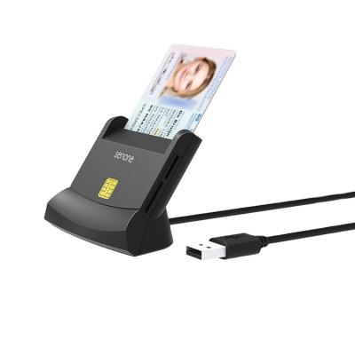 China Customized IUSB Pro Multifunctional ATM SIM/ID/ATM/IC Bank Card Chip Card Reader With USB Smart Interface for sale