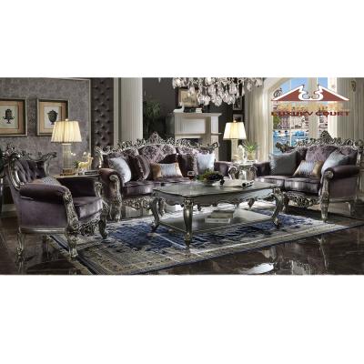 China Traditional Longhao Furniture Sofa For Living Room Set Classic Luxury Furniture for sale