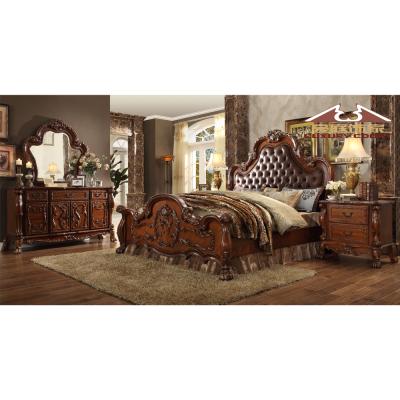 China Storage Longhao Furniture American Style Luxury Bedroom Furniture Sets for sale