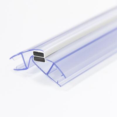 China Modern Inward 135 Degree Opening PVC Magnetic Seal Strip For Shower Door Glass Parts for sale