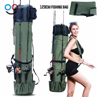 China Large Capacity Fly 120cm Heavy Duty Carrying Case Portable Waterproof Eco-Friendly Rack Hard Rod Bag Fishing Tackle for sale