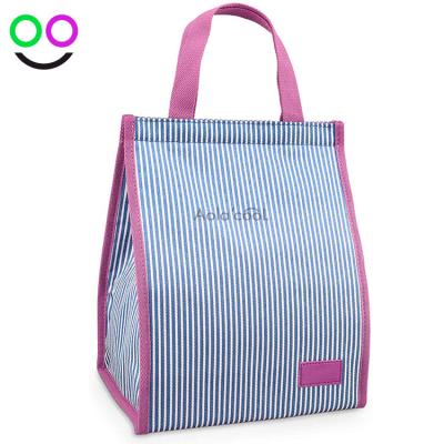 China Waterproof Lunch Bag Insulated Cooler Bag Large Waterproof Lunch Tote For Men Women String Adult Purple for sale