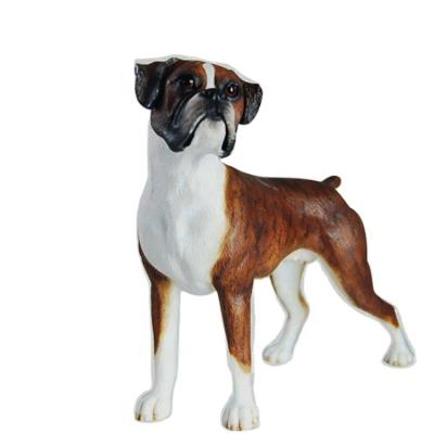 China Modern Animal Model Collie Resin Dog Sculpture Custom Abstract Europe Home Mall Decoration for sale