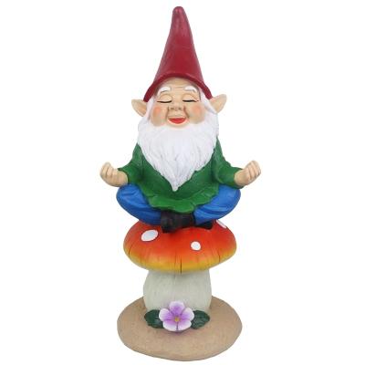 China Miniature Toy Resin Fun Naughty Garden Decoration Gnome Decoration Europe Volume Product Statue for sale