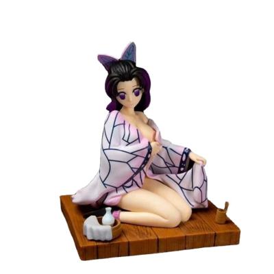 China Japan Delivery In Quick Order Factory Demon Slayer Custom Style Animated PVC Action Resin Nude Models for sale