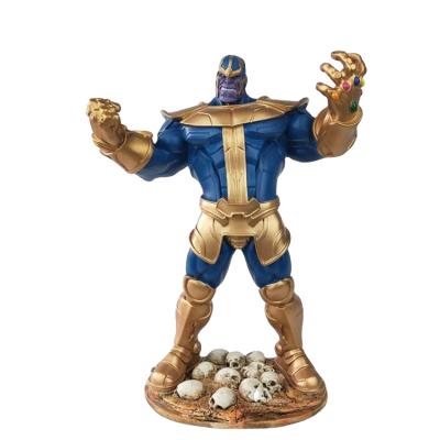 China Europe Marvel Iron Man Iron Man Resin Sculpture Home Decor Sanos Thanos Resin Craft Express Animated Souvenir for sale