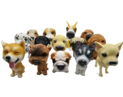 China China Best Price Animal Resin Shake Dogs Smiling Head Custom Car Decoration for sale