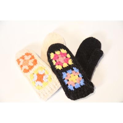 China Acrylic Soft Material Inside Handsome Fashion Household Handmade Crochet Gloves for sale