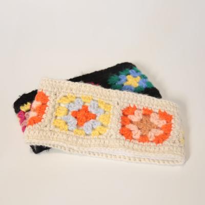 China Keeping Pattern Hot Selling New Handmade Woolen Knitted Headband For Women Crochet Headband for sale