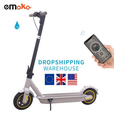 China Emoko Unisex Electric Warehouse Fast Electric Scooter Emoko T4 Max White Color 10 Inch Tire Foldable Solid Drop Boarding Electric Scooter for sale