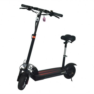 China Wholesale Unisex 2 Wheels High Power With Seat EU Warehouse 500W 800W 10 Inch Electric Scooter For Adult for sale