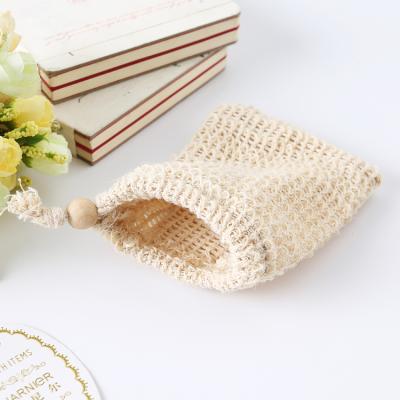 China Eco-Friendly Both Sizes 9x14cm and Stock 12x14 Ready to ShipFree Sample Available Sisal Cotton Soap Bag for sale