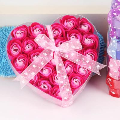 China 2021 Holy Gift Basic Cleaning Hot Selling Perfect Gift For Girlfriend Soap Roses Flower In Box For Christmas Day for sale