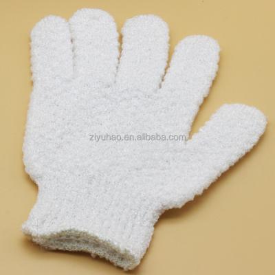 China Eco - Friendly Exfoliating Bath Glove Bath Scrub Exfoliating Glove , Exfoliating Nylon Bath Gloves for sale