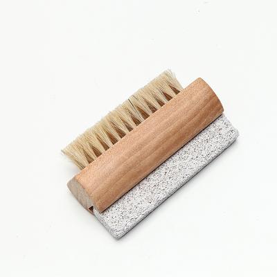 China All Natural High Quality Pumice Stone Bath Brush With Natural Bristle Brush Bath Brush for sale