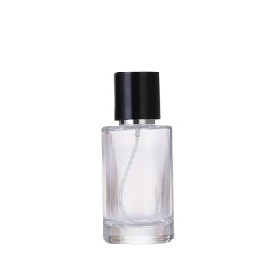 China Factory Stock 50ml 100ml Glass Cosmetic Perfume Bottles With Sprayer Lid for sale