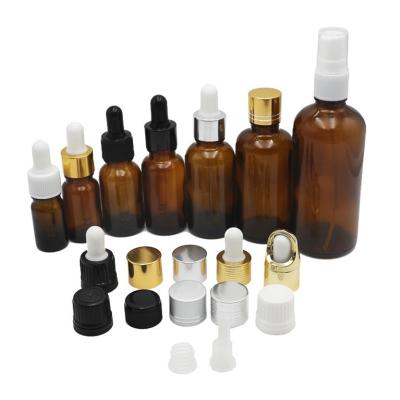 China Hot Sale 5ml 10ml 15ml 20ml 30ml 50ml 100ml Glass Essential Oil Cosmetic Bottle for sale