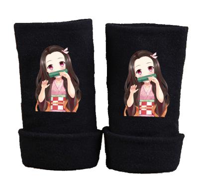 中国 Japanese anime cosplay comic demon slayer gloves thumb cosplay gloves autumn and winter fashion warm gloves 販売のため