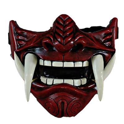 Κίνα New Prajna Injection Molding Red Prajna Mask Halloween Jewelry Cosplay Horror Halloween Mask προς πώληση