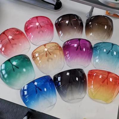 China New Color PC Mask Lip Tongue PC Transparent Anti-fog Masks for sale