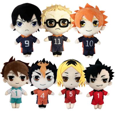 China Soft Plush Toy 20cm Haikyuu Plush Doll Anime Volleyball Haikyuu Sound Doll! ! #9 #10 Hinata Shoyo Tobio Kageyama Plush Pillow Children To for sale