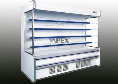 China Supermarket Wall open deck chillers / Auto defrost Open Cooler for sale