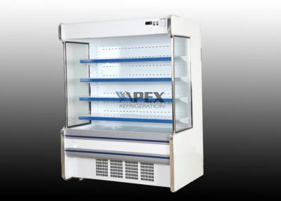 China Adjustable shelves Open Chiller Supermarket Showcase Aspera or danfoss brand compressor for sale