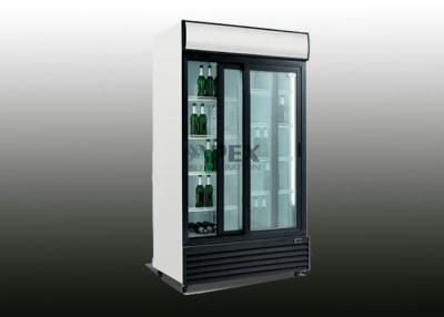 China Fan cooling display Upright Beverage Cooler Stainless Steel Outside for sale