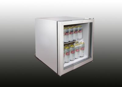 China 25L Mini Table Top Commercial Refrigerator / Glass Door Bar Fridges For Coffee Shop for sale