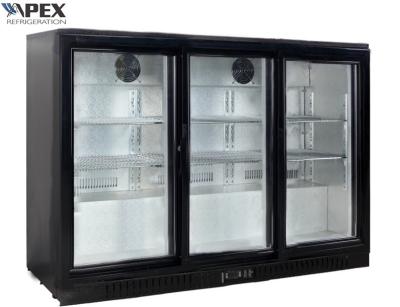 China Three Door Back Bar Beer Cooler / Fridge / Refrigerator For Coffee Bar 220v 50Hz for sale