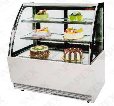 China ST Climate Glass Cake Showcase Chiller For Pastry Display 1280 X 680 X 1220mm for sale