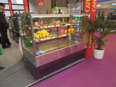 China Van het de Bakkerijglas van het roestvrij staalglas van de de Vertoningsshowcase van de de Ijskastcake de Vertoningskoeler Te koop