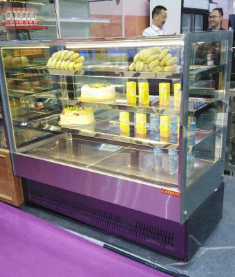 China Commercial Bakery Cake Display Cooler Showcase Equipment Stainless Steel for sale