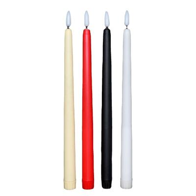 China 3D Flickering LED Candles Battery Operated Flameless Candles Battery Operated Long Electric Candle Lights Led Candles With Remote Control for sale