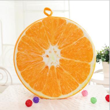 China Home Decoration Fashion Plush Pillow Simulation Creative Soft Fruit Sofa Cushion for sale