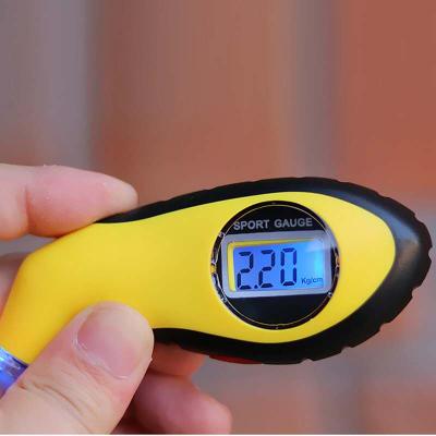 China Metal Monitoring Table LCD Digital Car Motorcycle Tire Tire Air Pressure Gauge Tester Tool For Automobile for sale