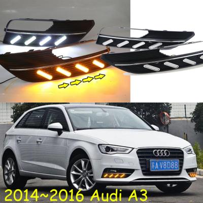 China Dynamic Car Bumper A3 Headlight For Audl A3 Daytime Running Light 2014~2016y DRL Car Accessories LED Headlight For A3 Fog Light Car for sale