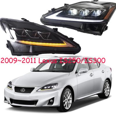 China car bumper headlight for 2009~2011y Lexus IS300 IS250 headlamp car accessories car light daytime running light car for sale