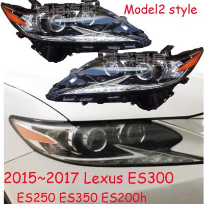 China 1pcs Car Bumper Headlight For 2015~2017y Lexus ES300 ES250 ES350 ES200H Headlight Car Accessories Daytime Running Light Car for sale