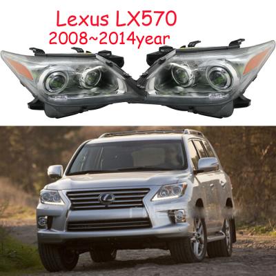 China Car Bumper Headlight For 2008~2014y Lexus LX570 Car Accessories LED Headlight Car Running Head Light Daytime Running Light Car for sale